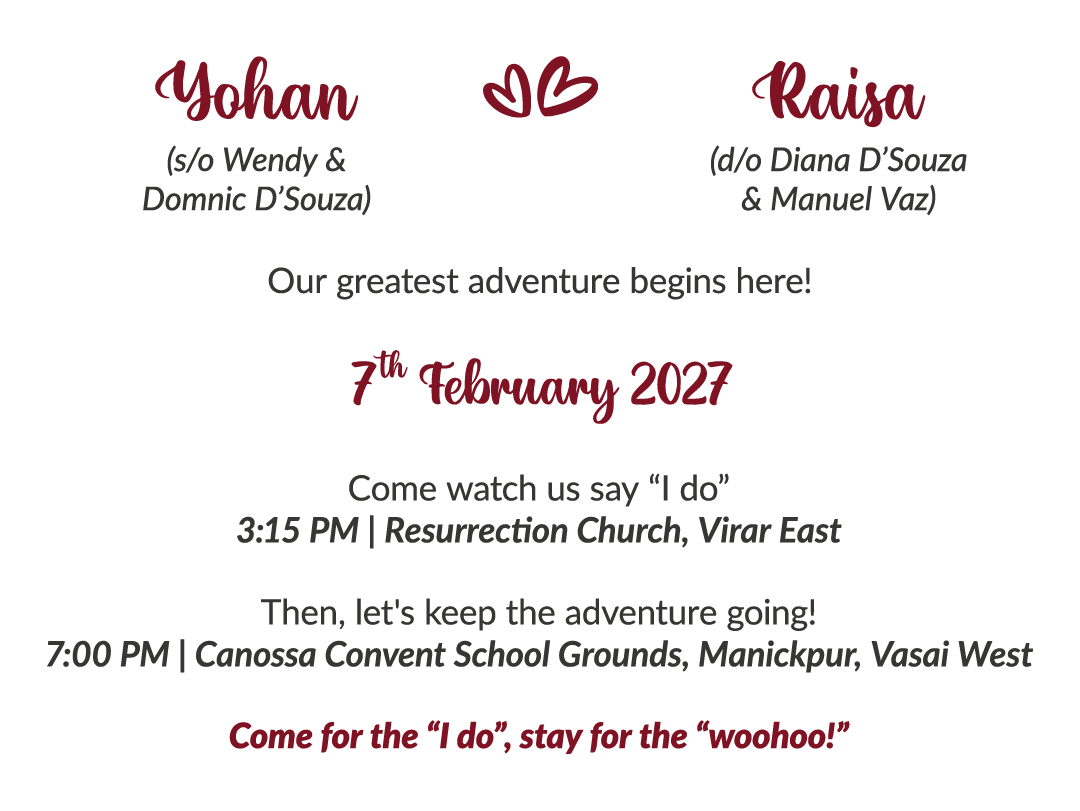 Save the Date